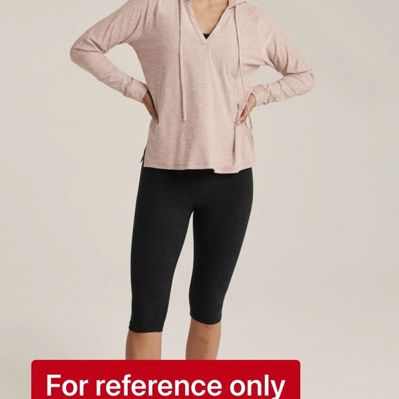 Beyond the yoga Featherweight The Splits Hoodie color peblh Size L NWT - Picture 5 of 5